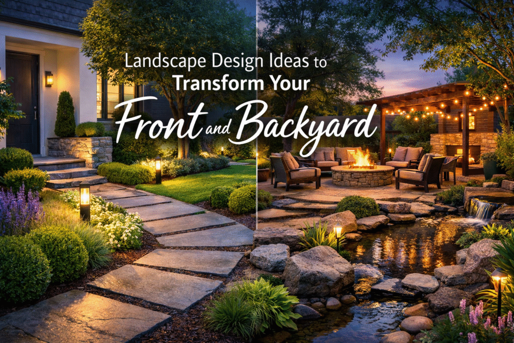 Landscape Design Ideas to Transform Your Front and Backyard